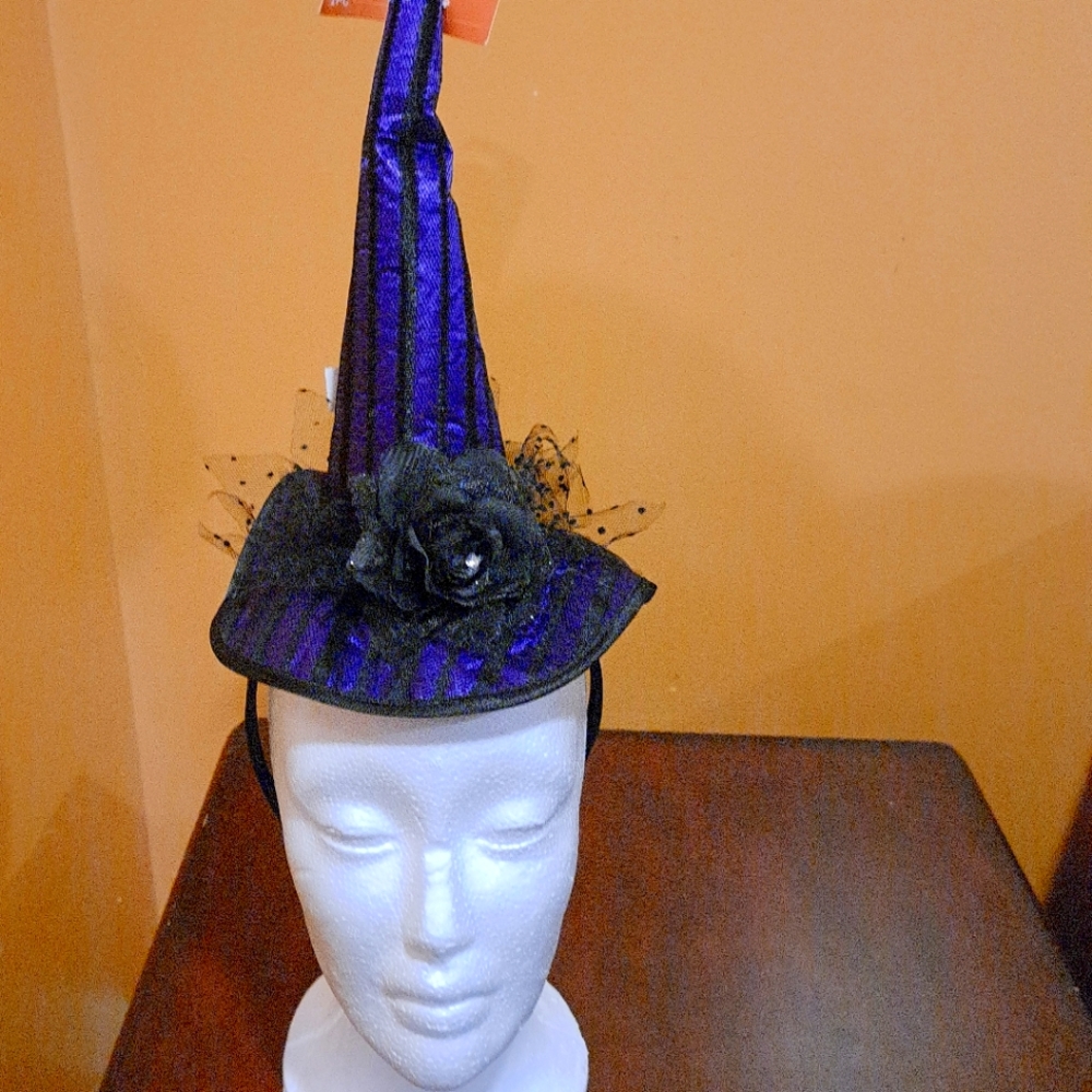 Witch Hat Striped Headband
